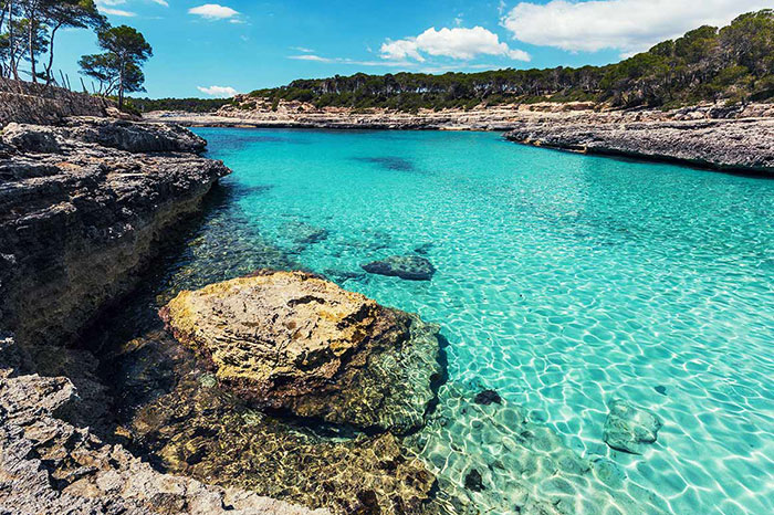 cala mondrago mallorca beach