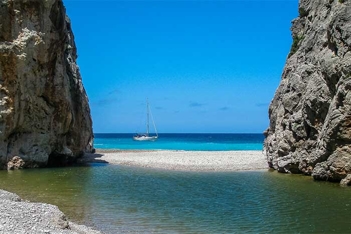 sa calobra beach mallorca spain