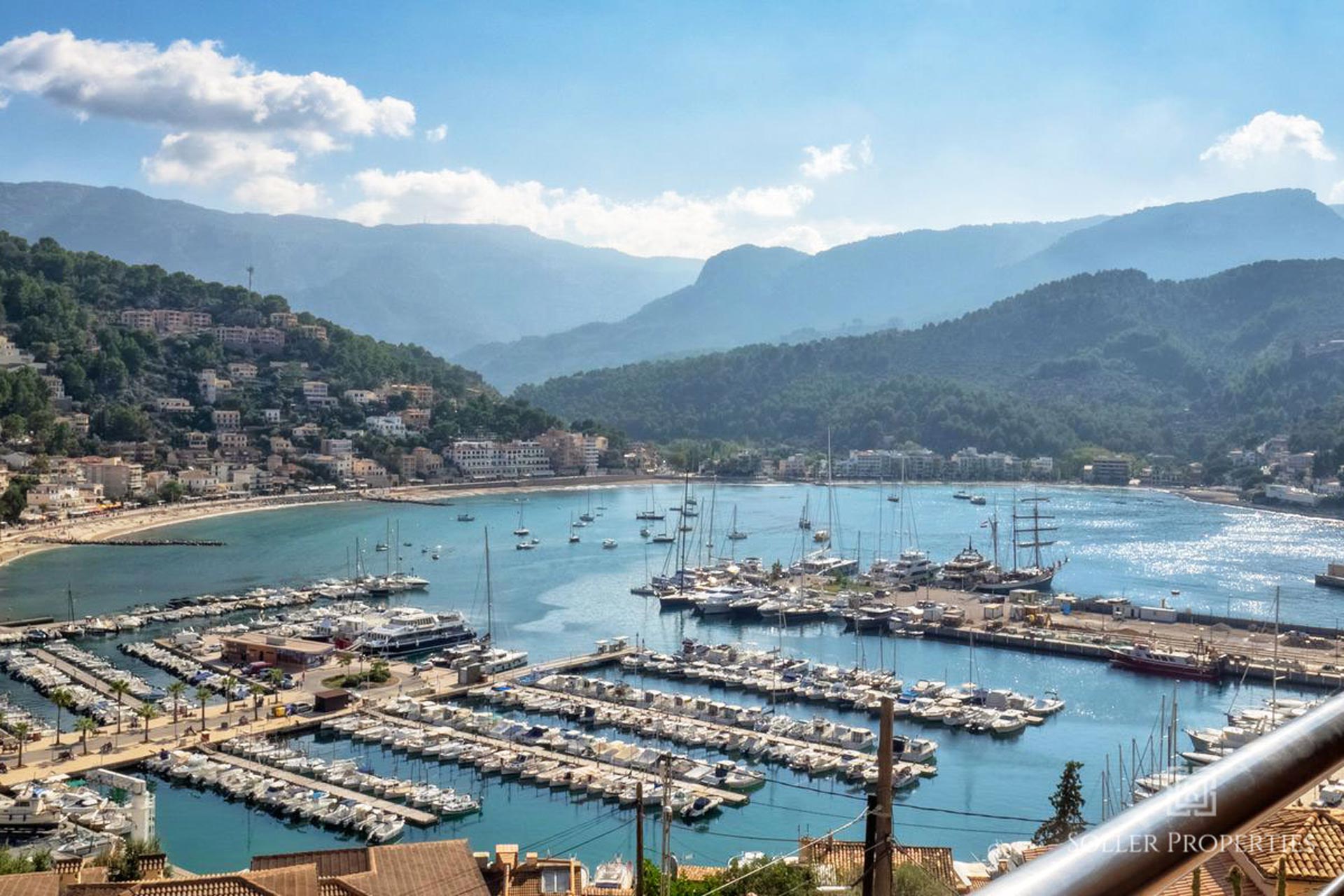 Views from the terrace. Fabulous views to Puerto de Soller