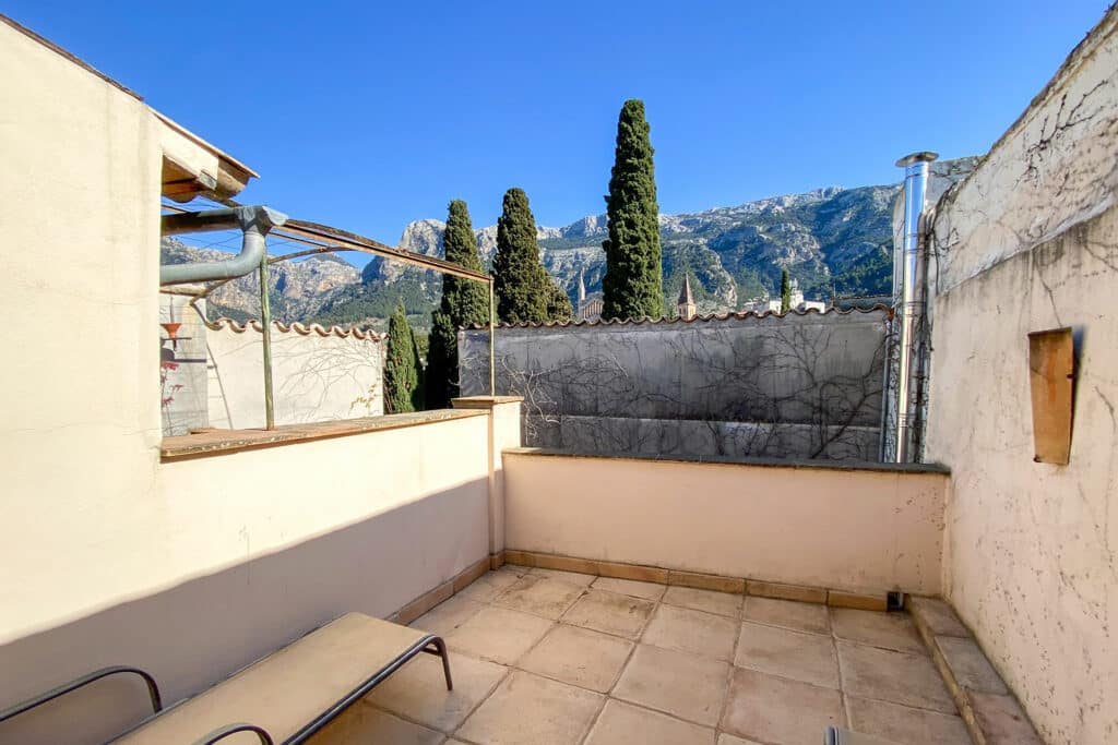 rooftop terrace in soller